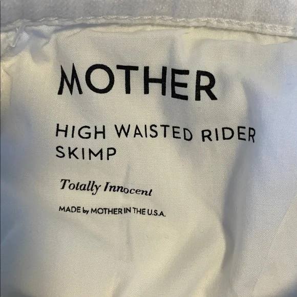 Mother Superior High Waisted Rider Skimp Jeans Women's Size 27 Totally Innocent - Picture 9 of 11